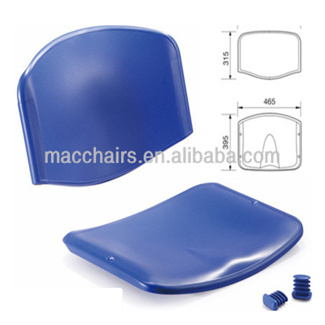 Plastic Furniture Parts Bar Stool Seats Replacement Stackable Plastic Chair Seat School Training Chair Replacement Seat Plastic