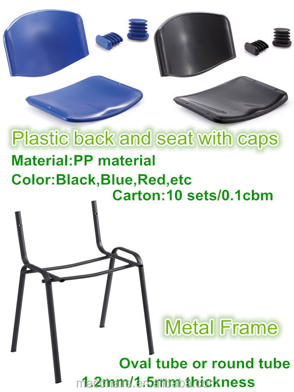 Student chair ISO parts office chair frame component mebel school furniture pecas de cadeiras frame visitor chair with desk