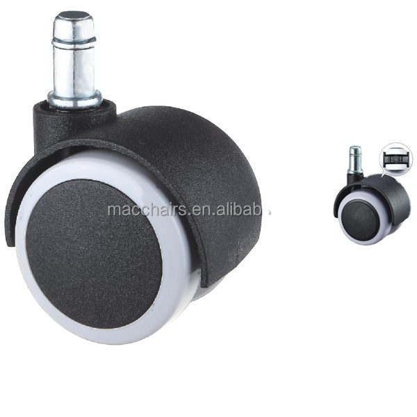 Factory Rubber Office Chair Caster Wheels Silicone nylon Caster