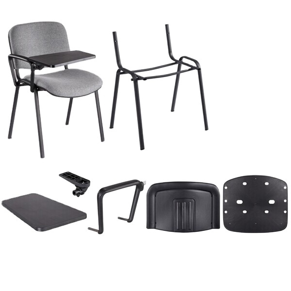 Student chair ISO parts office chair frame component mebel school furniture pecas de cadeiras frame visitor chair with desk