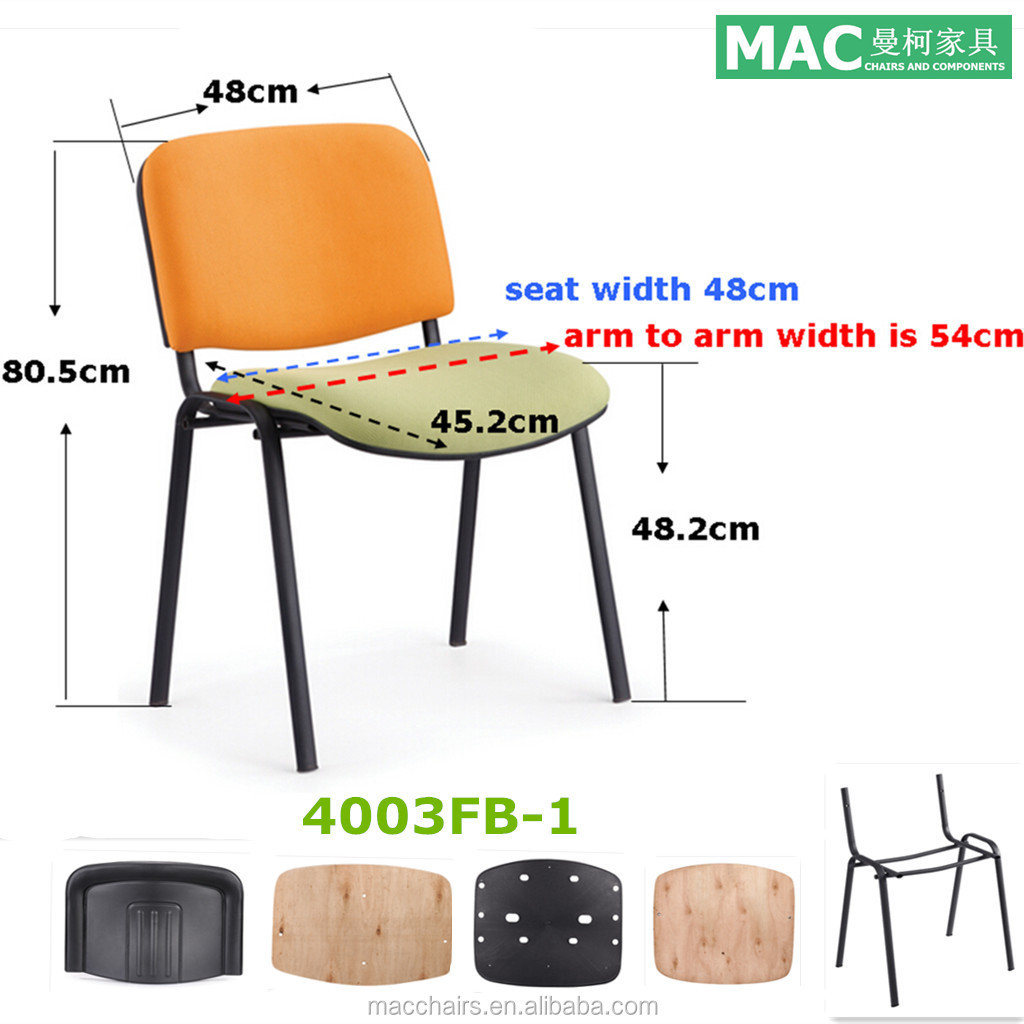 Student chair ISO parts office chair frame component mebel school furniture pecas de cadeiras frame visitor chair with desk