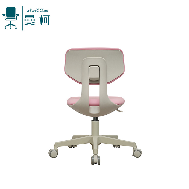 Kids Desk Chair Adjustable Height Children Study Chair With Siting Auto Brake Casters