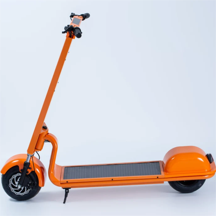 Electric SCOOTER`Solar Energy Powered Electric Scooter 2 Wheeler with Roof For Adult and Elderly