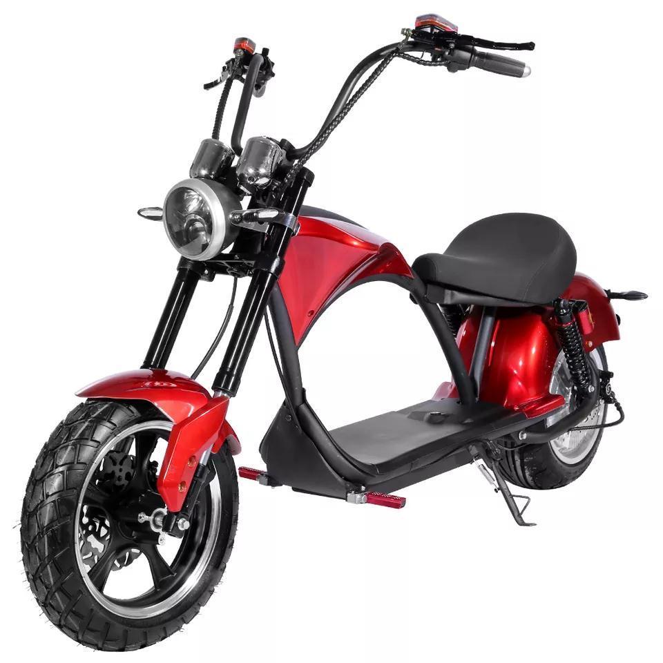 High Quality Water Proof Seat 2000W 3000W 4000W E Chopper Moped Cross Country City Coco Electric Scooter