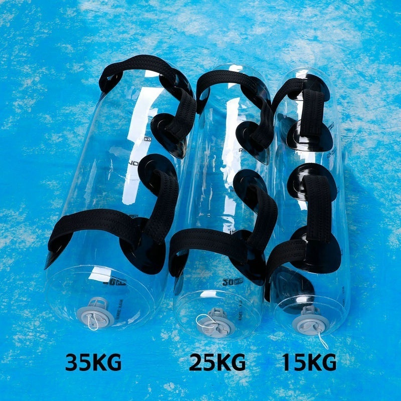 MacFit High Quality Sport Weightlifting Training Fitness Inflatable Transparent Water Aqua Bag