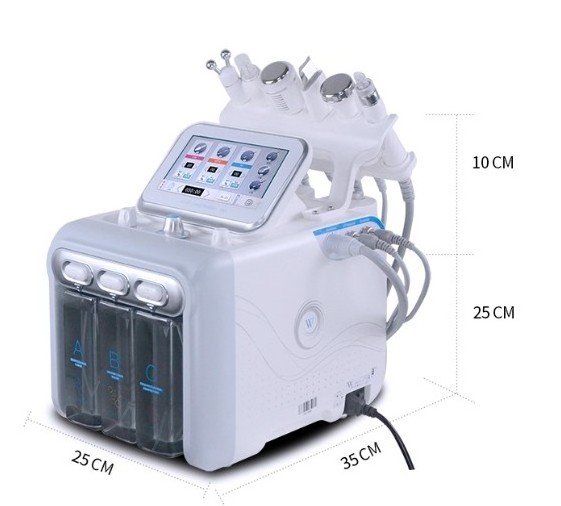 portable H2O2 Hydra Oxyg Skin Care 6 in 1 Facial Deep Cleansing Machine