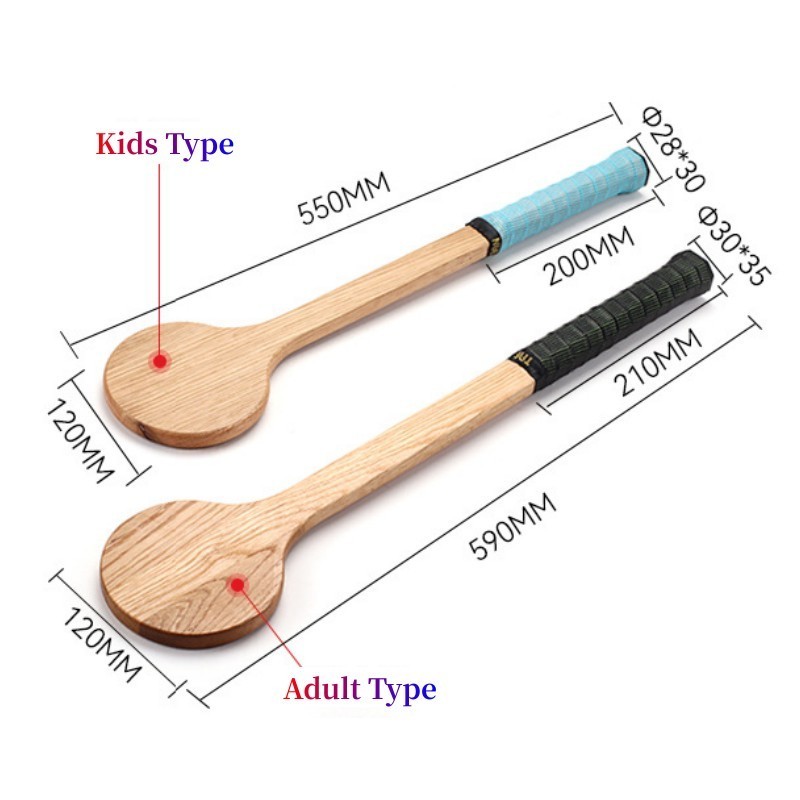 Custom Logo Tennis Swing Training Equipment Wooden Spoon Tennis Pointer  Racket Tennis Sweet Spot Trainer