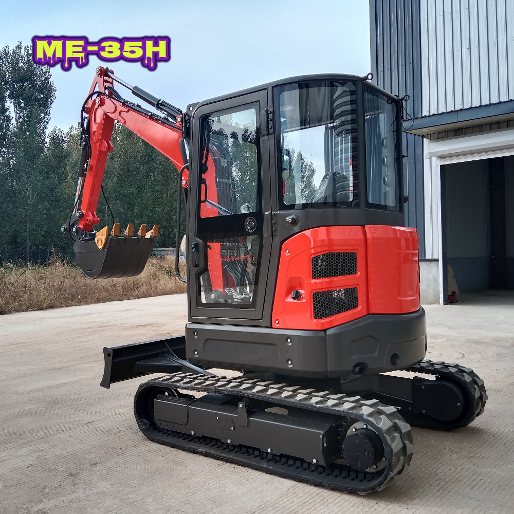 Cheap Price ME-35H 3.5 Ton Mini Excavator CE Small Excavator D1703 Engine with AC Cabin