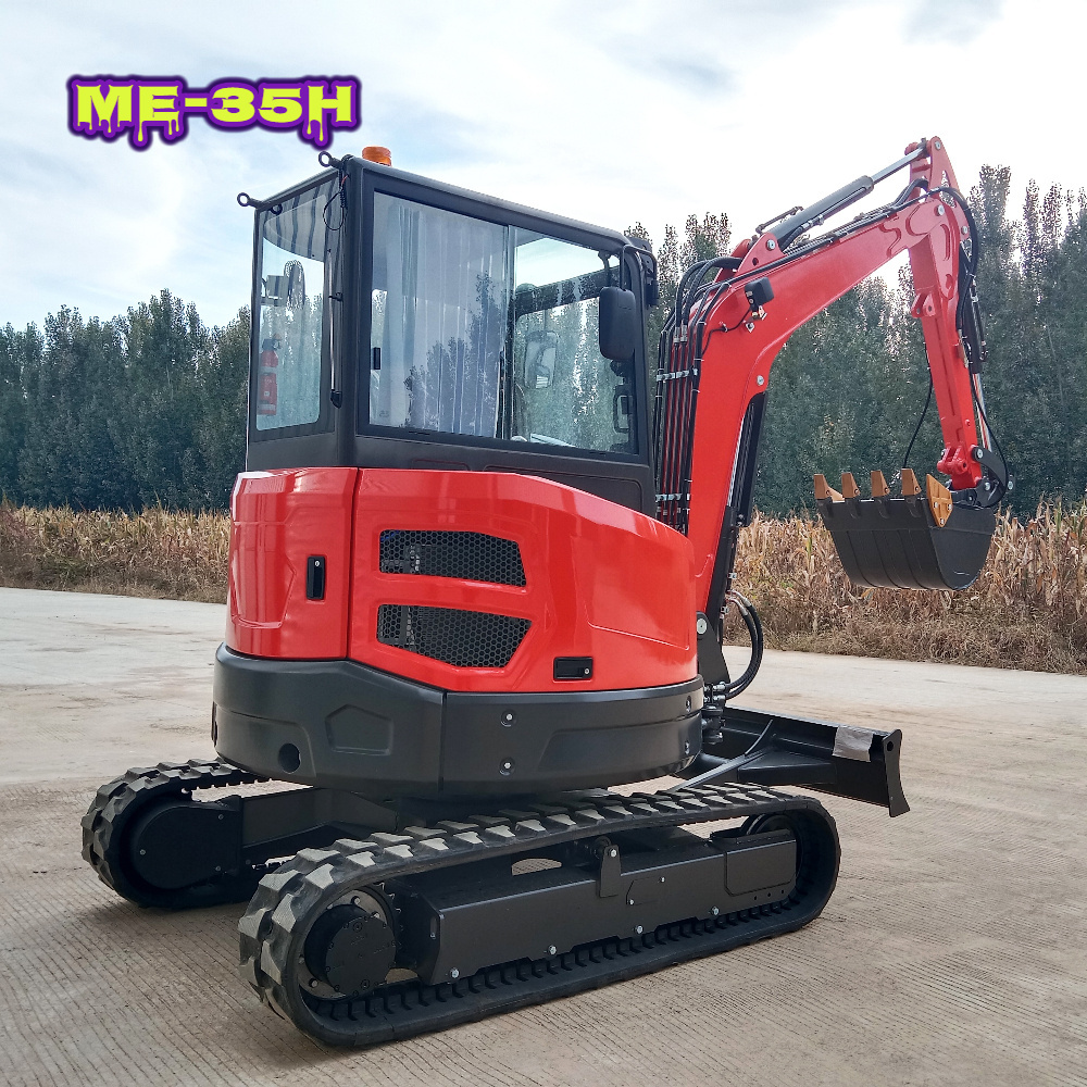 Cheap Price ME-35H 3.5 Ton Mini Excavator CE Small Excavator D1703 Engine with AC Cabin