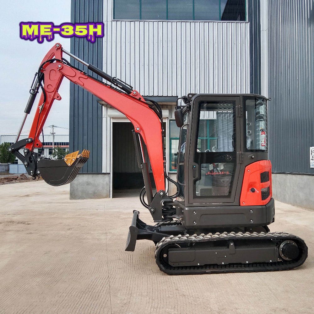 Cheap Price ME-35H 3.5 Ton Mini Excavator CE Small Excavator D1703 Engine with AC Cabin