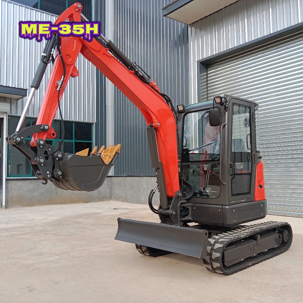 Cheap Price ME-35H 3.5 Ton Mini Excavator CE Small Excavator D1703 Engine with AC Cabin