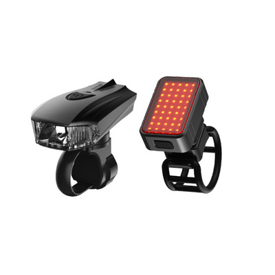 Machfally EOS350 BK820 USB Rechargeable Bike Light Set,powerful lumens bicycle front light free tail light,LED Light Bicycle