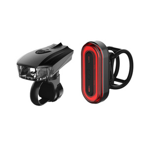 Machfally EOS350 BK300 USB Rechargeable Bike Light Set,powerful lumens bicycle front light free tail light,LED Bike Front Light