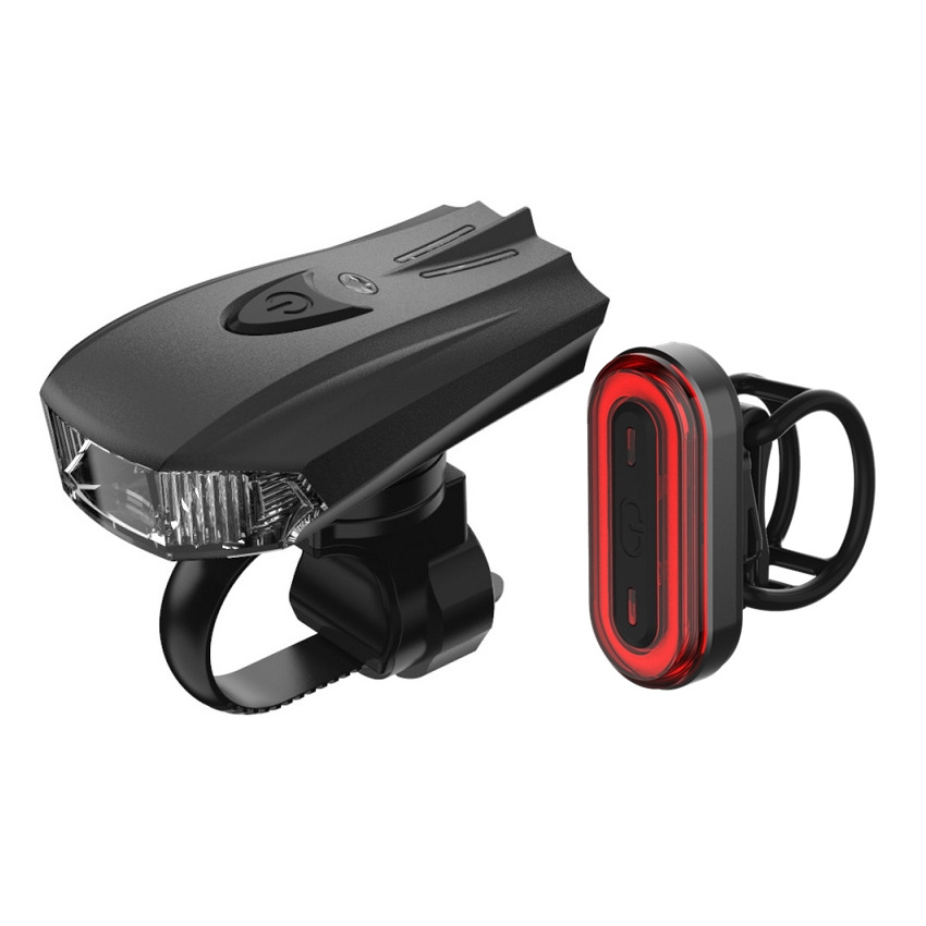 Machfally EOS350 BK400 Rechargeable Bike usb warning light Bicycle Lamp Free Tail Light LED Bike Front Light