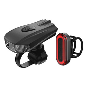 Machfally EOS350 BK400 Rechargeable Bike usb warning light Bicycle Lamp Free Tail Light LED Bike Front Light