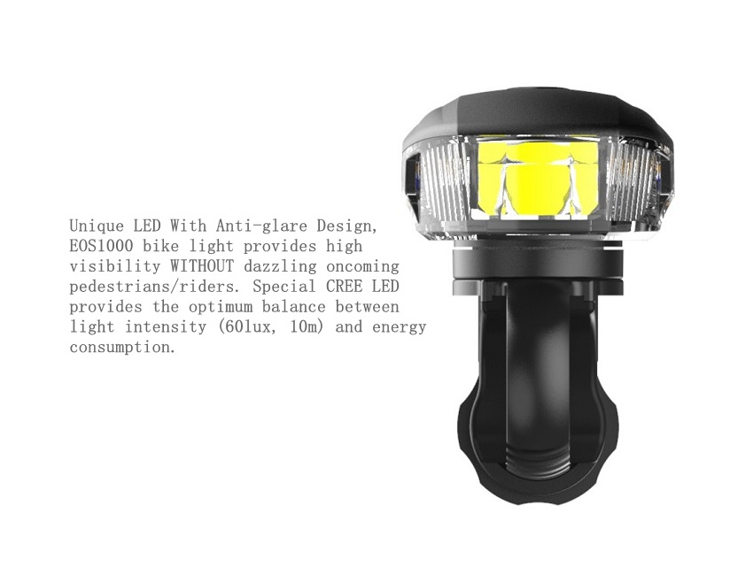 Machfally EOS350 BK820 USB Rechargeable Bike Light Set,powerful lumens bicycle front light free tail light,LED Light Bicycle