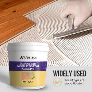 4 Gallon Non Hazard Low Odor Flexible Ms Wood Flooring Adhesive for European Market