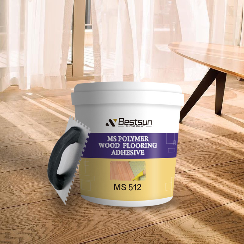 Odorless Flexible Waterproof High Bonding Strength Ms Wood Flooring Adhesive