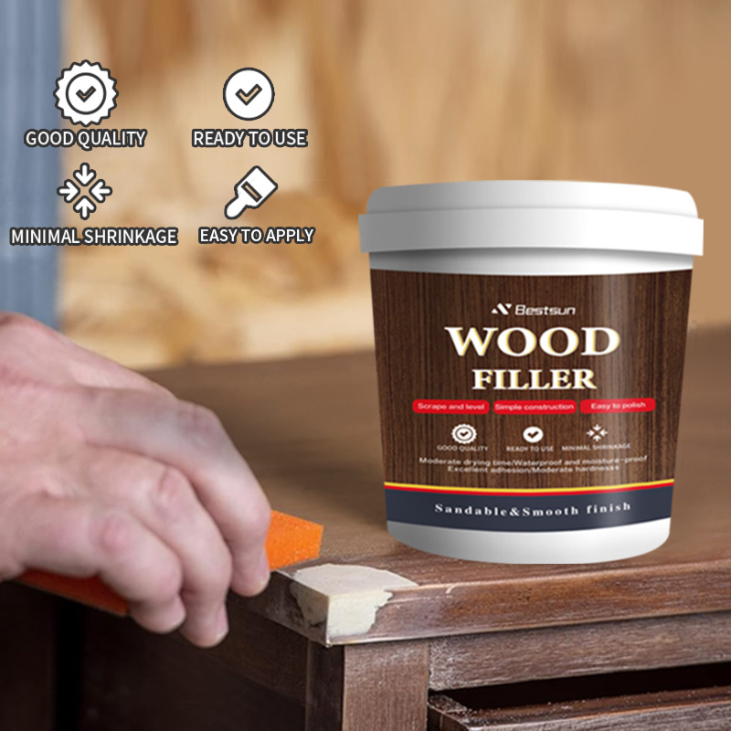 Wholesale Easy To Polish Wood Putty Brown Hole Cracks Repairing Wood Grain Filler