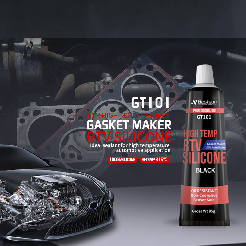 automatic engine Silicone No Corrosive Metal RTV Waterproof Gasket Maker Sealant for Sale