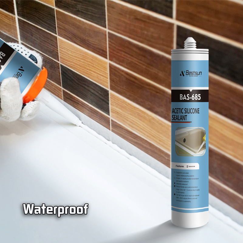 Wet Area Mold Resistance Acetic Silicone Sealant for shower Caulking