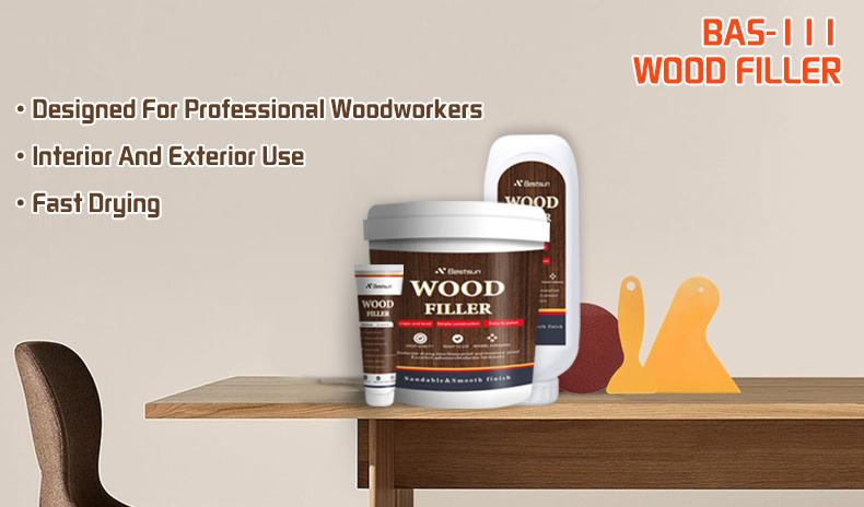 Wholesale Easy To Polish Wood Putty Brown Hole Cracks Repairing Wood Grain Filler