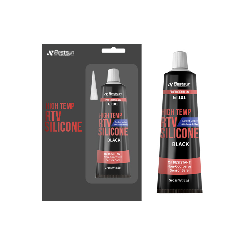 high temp general purpose quick dry oil proof red silver gray color rtv silicone sealant for diesel engines