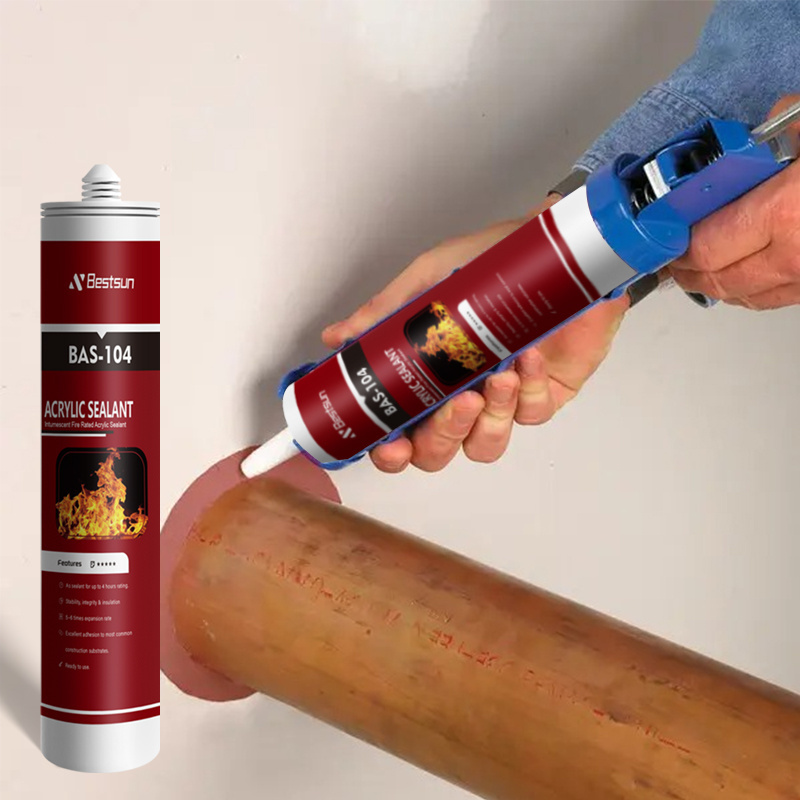 Custom Cheap Excellent Construction Joint Sealer Paintable Latex Caulk Sausage Adhesive Intumescent Fire Rated Acrylic Sealant