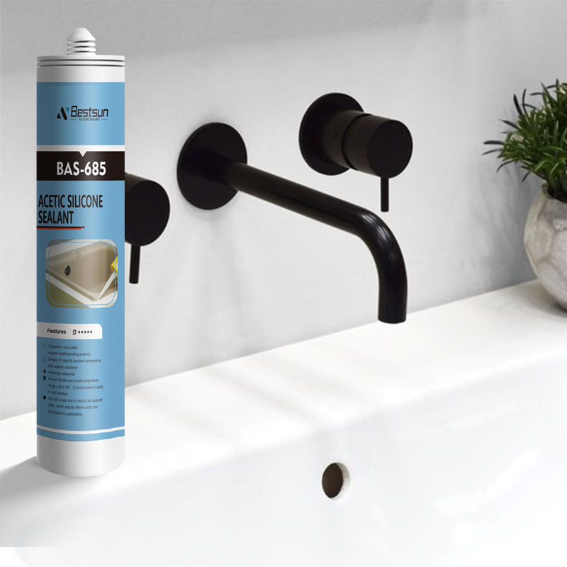 Wet Area Mold Resistance Acetic Silicone Sealant for shower Caulking