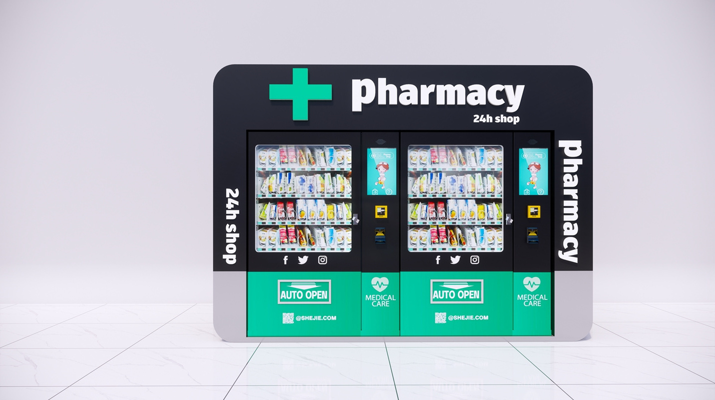 airport 24 hour pharmashop automatic medicine vending machine dispenser medicine express medical supply medicine vending machine