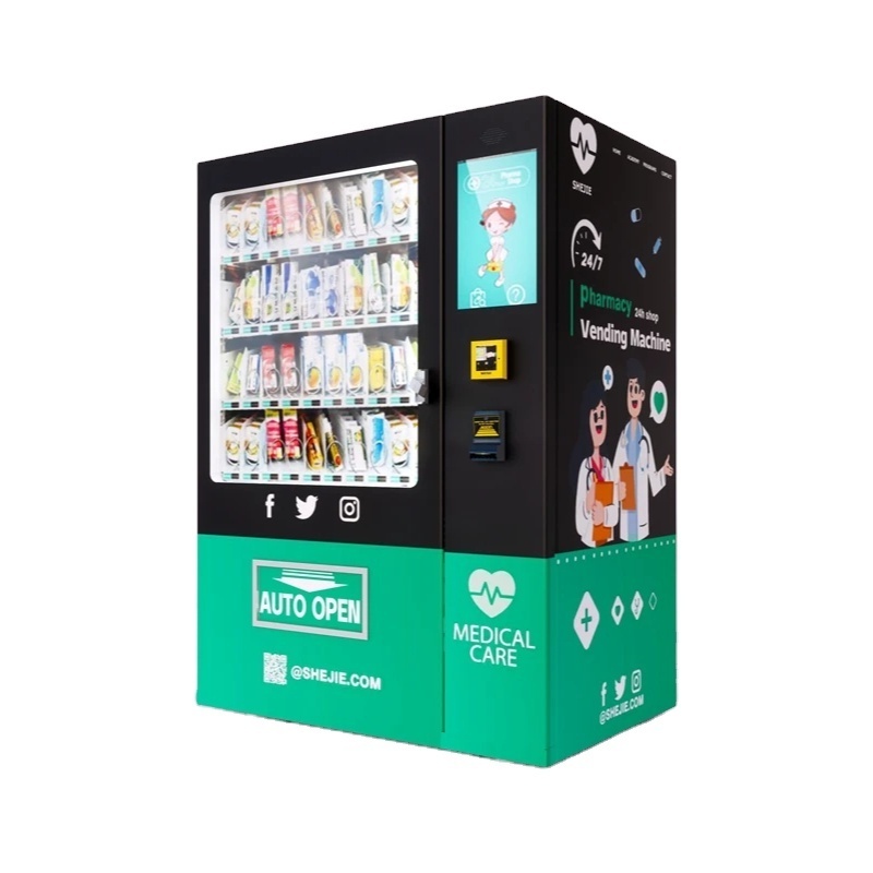 airport 24 hour pharmashop automatic medicine vending machine dispenser medicine express medical supply medicine vending machine