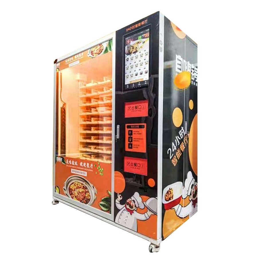 Japanese box lunch vending machine food vending sandwich smart breakfast lunch bento automatic vending machine for sale