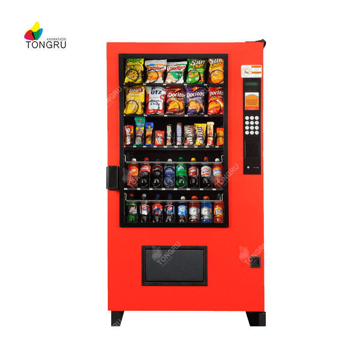 outdoor automat self vending coffee machines maquina expendedora snack and drink chips vending machine with credit and cash