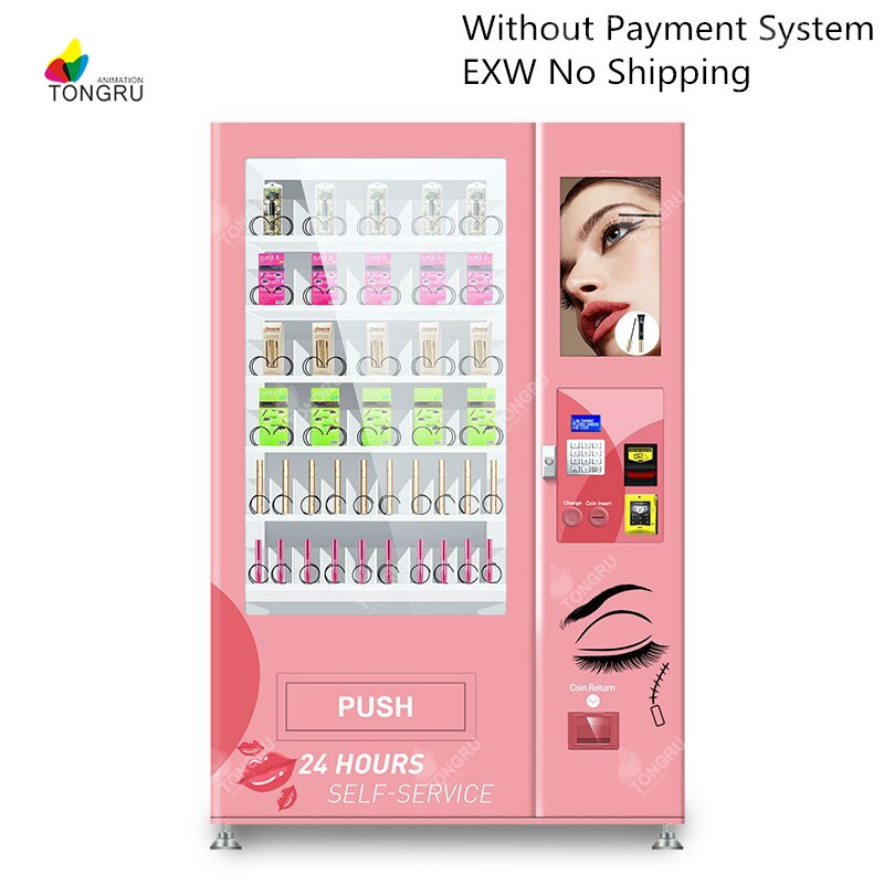 custom nail vending machine lash nail lacquer lash  hair vending beauty vending manicure