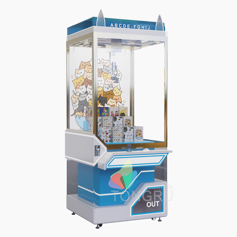 Summer Party blue claw game machine game center modern japanese custom design coin operated arcade claw crane machine