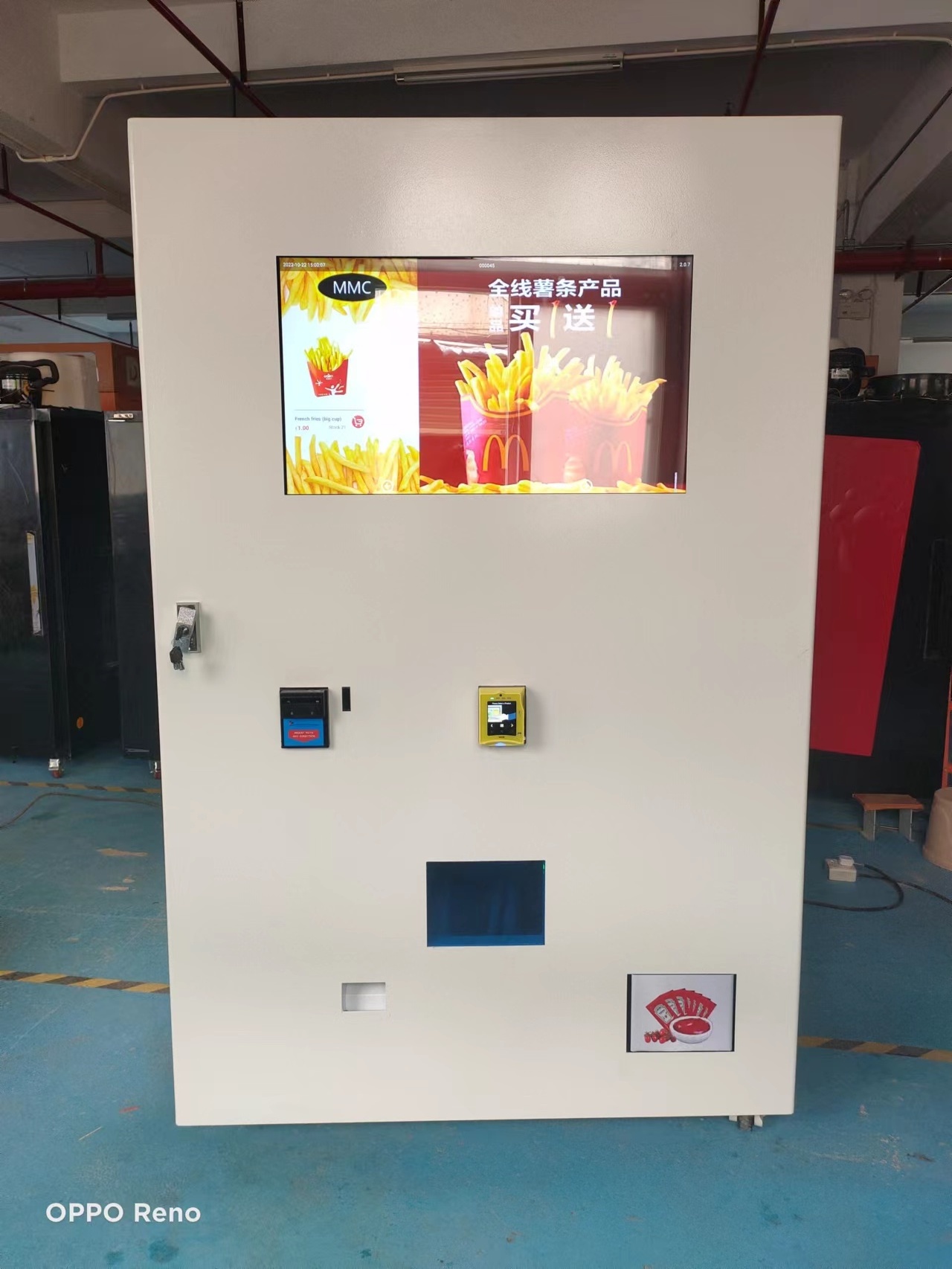 hot automatic potato chips pop vending machine fried chicken wings and french fries vending machine