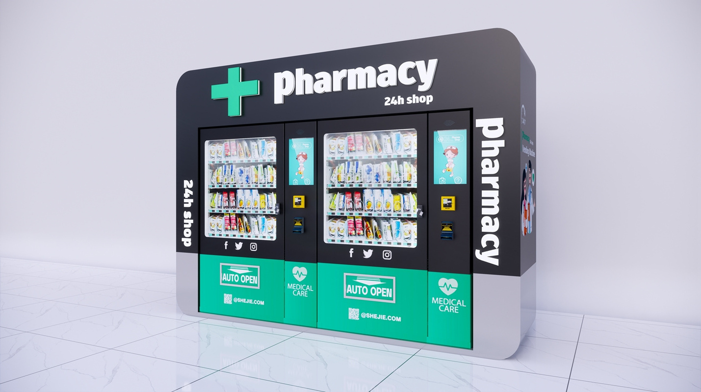 airport 24 hour pharmashop automatic medicine vending machine dispenser medicine express medical supply medicine vending machine