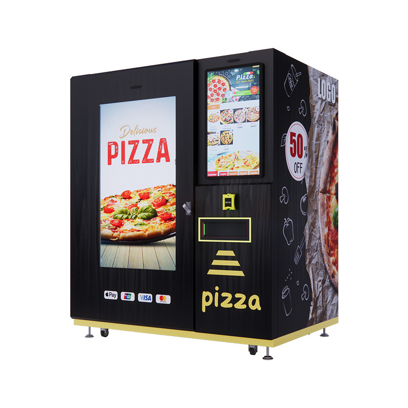 Best Professional pizza vending machine for fast food pizza automat vollautomatisch keep fresh and heating hot sale