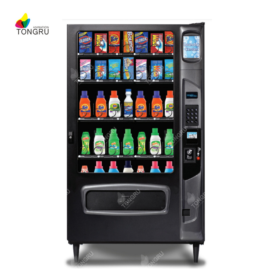 street refurbished vending machines for drink snack cold soda vending automatic products combo vending machine for sale