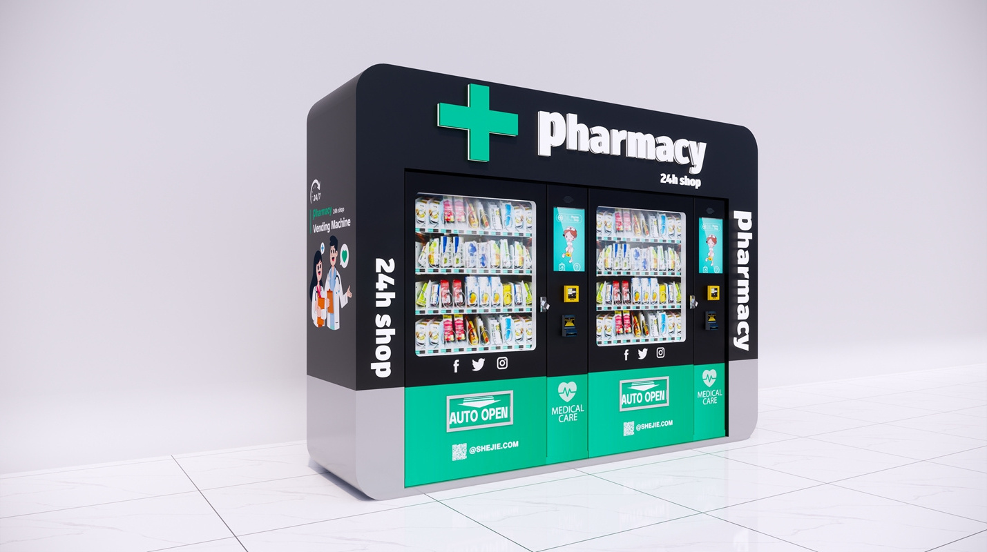 airport 24 hour pharmashop automatic medicine vending machine dispenser medicine express medical supply medicine vending machine