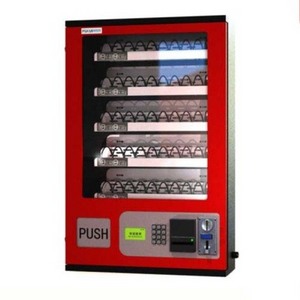 mini wall mounted vending machine with cheap price small OEM ultra strong combo vending for foods and drinks