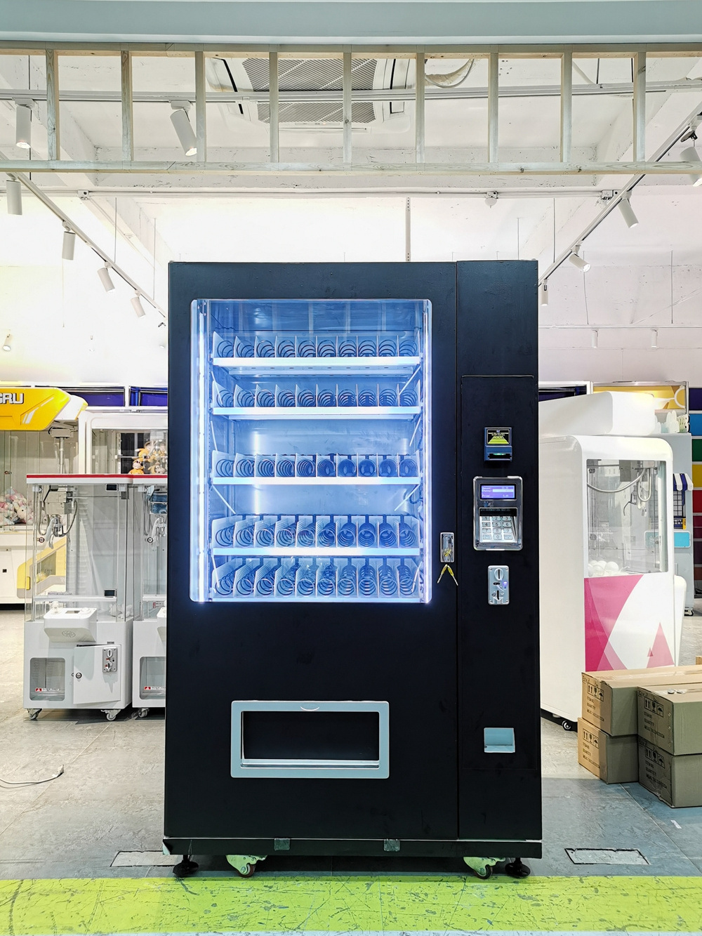 outdoor automat self vending coffee machines maquina expendedora snack and drink chips vending machine with credit and cash