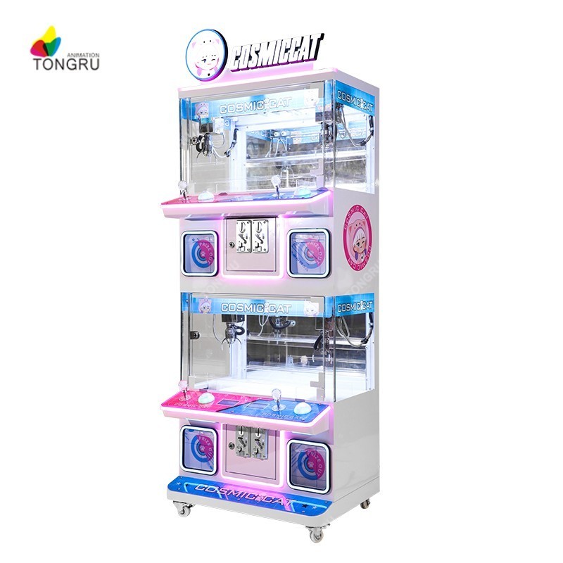 small doll crane boutique toy catcher prize arcade game machines 4 players mini store doll plush crane claw machine