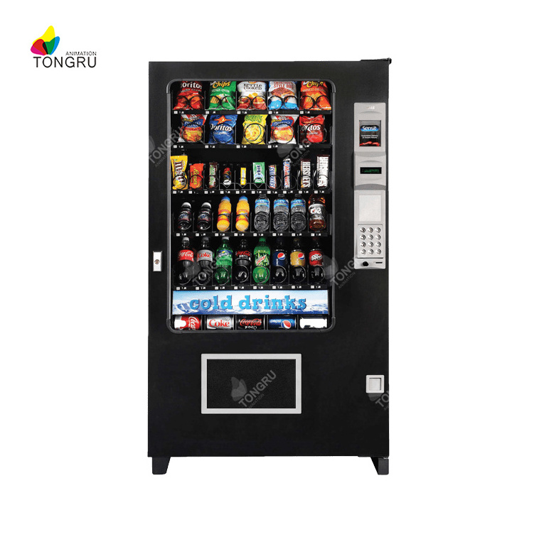 outdoor automat self vending coffee machines maquina expendedora snack and drink chips vending machine with credit and cash