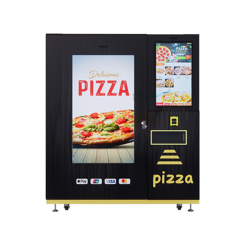 Best Professional pizza vending machine for fast food pizza automat vollautomatisch keep fresh and heating hot sale