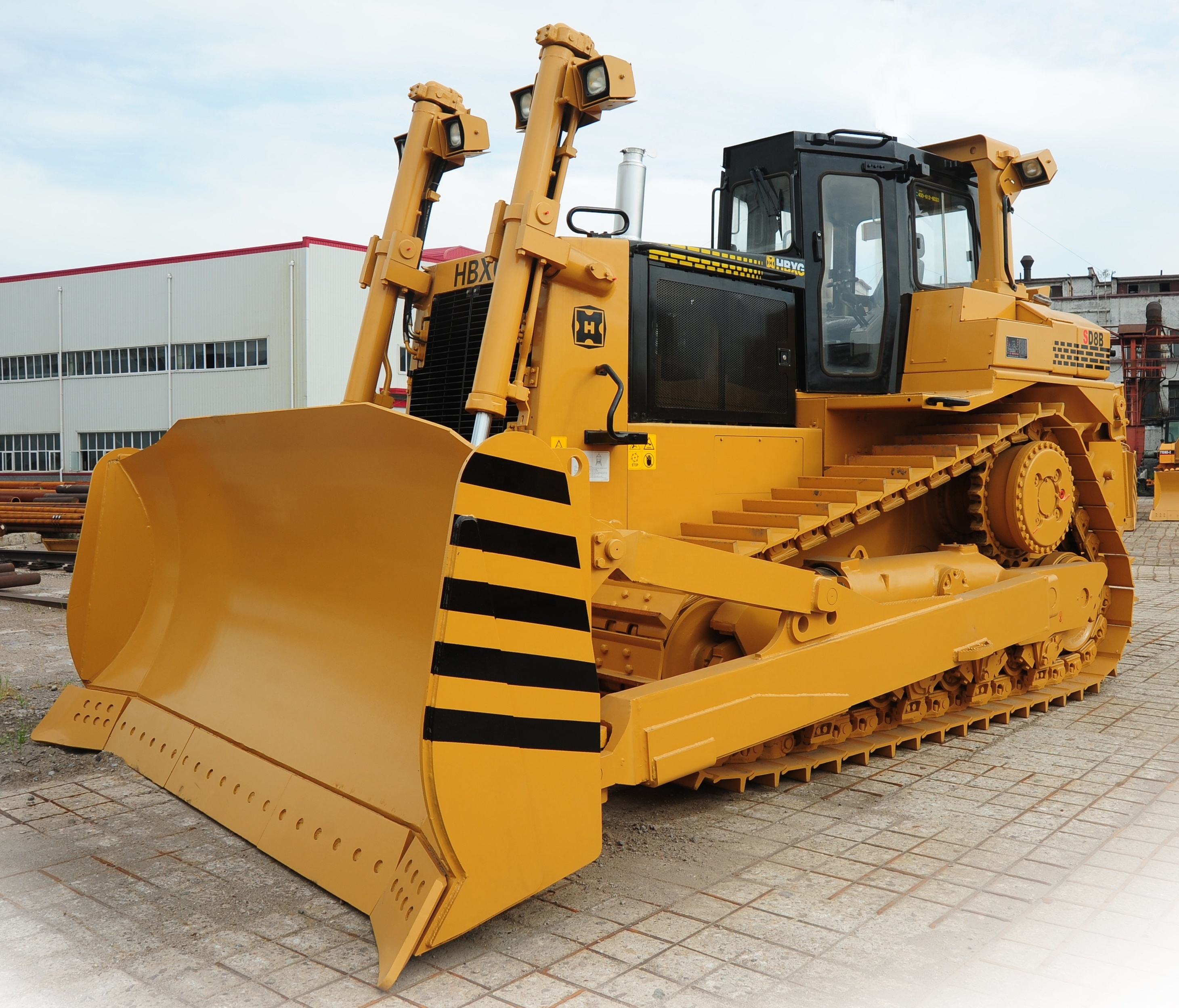 HBXG 320HP crawler bulldozer SD8N with bulldozer winch