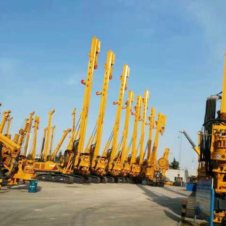 Truck Mounted Hydraulic Drill Pile Driver Machine XR220D Rotary Drilling Rig Multi Function