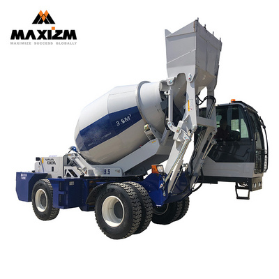 3.5m3 4m3 6m3 Mini Self Loading Concrete Mixer Truck Machine Cement