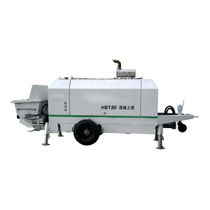 Excellent quality Trailer Mounted Concrete Pump of HBT80