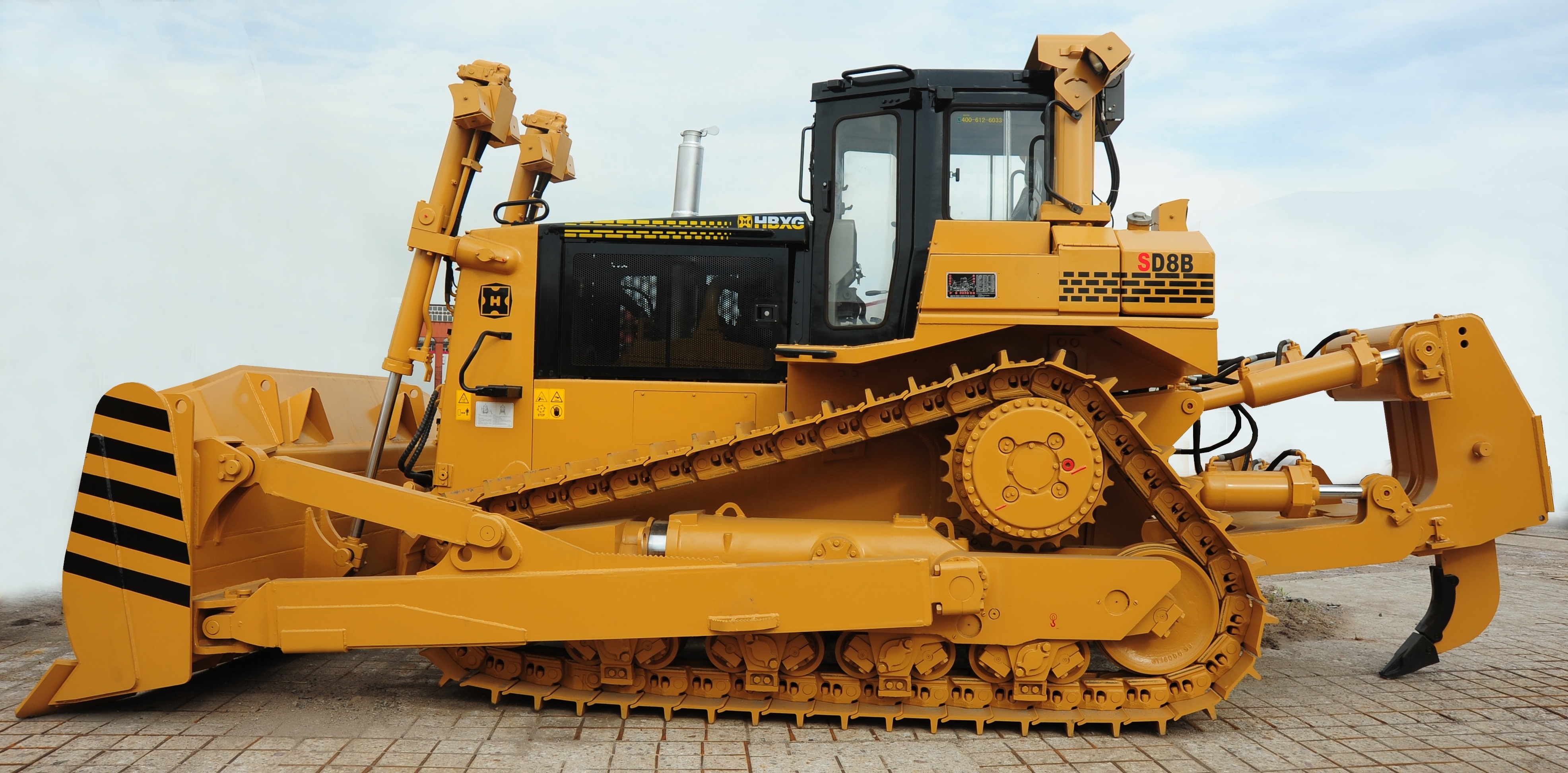 HBXG 320HP crawler bulldozer SD8N with bulldozer winch